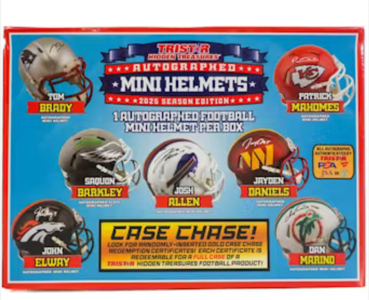 2025 tristar HT season Ed football mini helmets 4 bx 16 spots $46